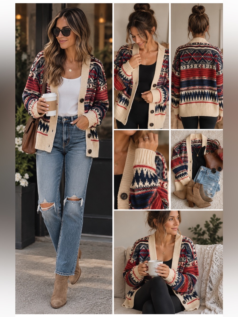 ❤️💙Boho Cardigan (xs)